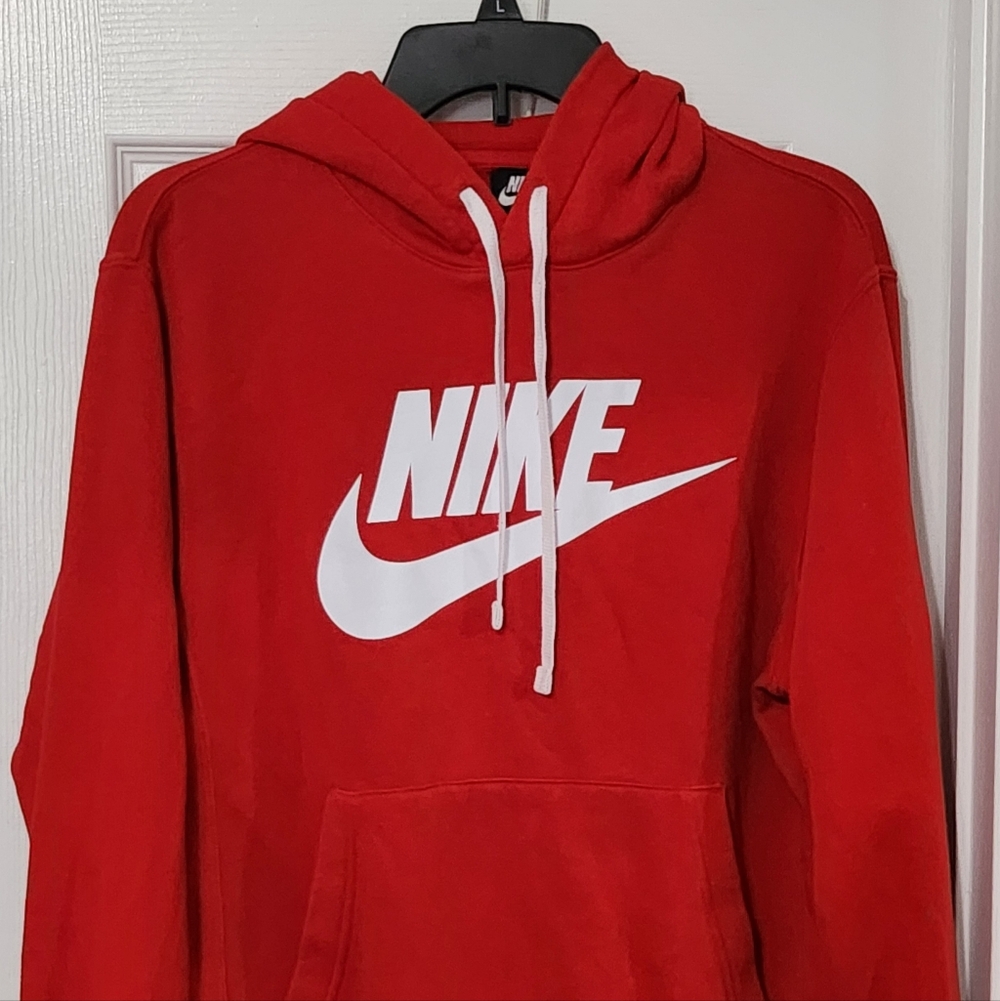 Nike Red Hoodie. Mens Small. Barely Worn.